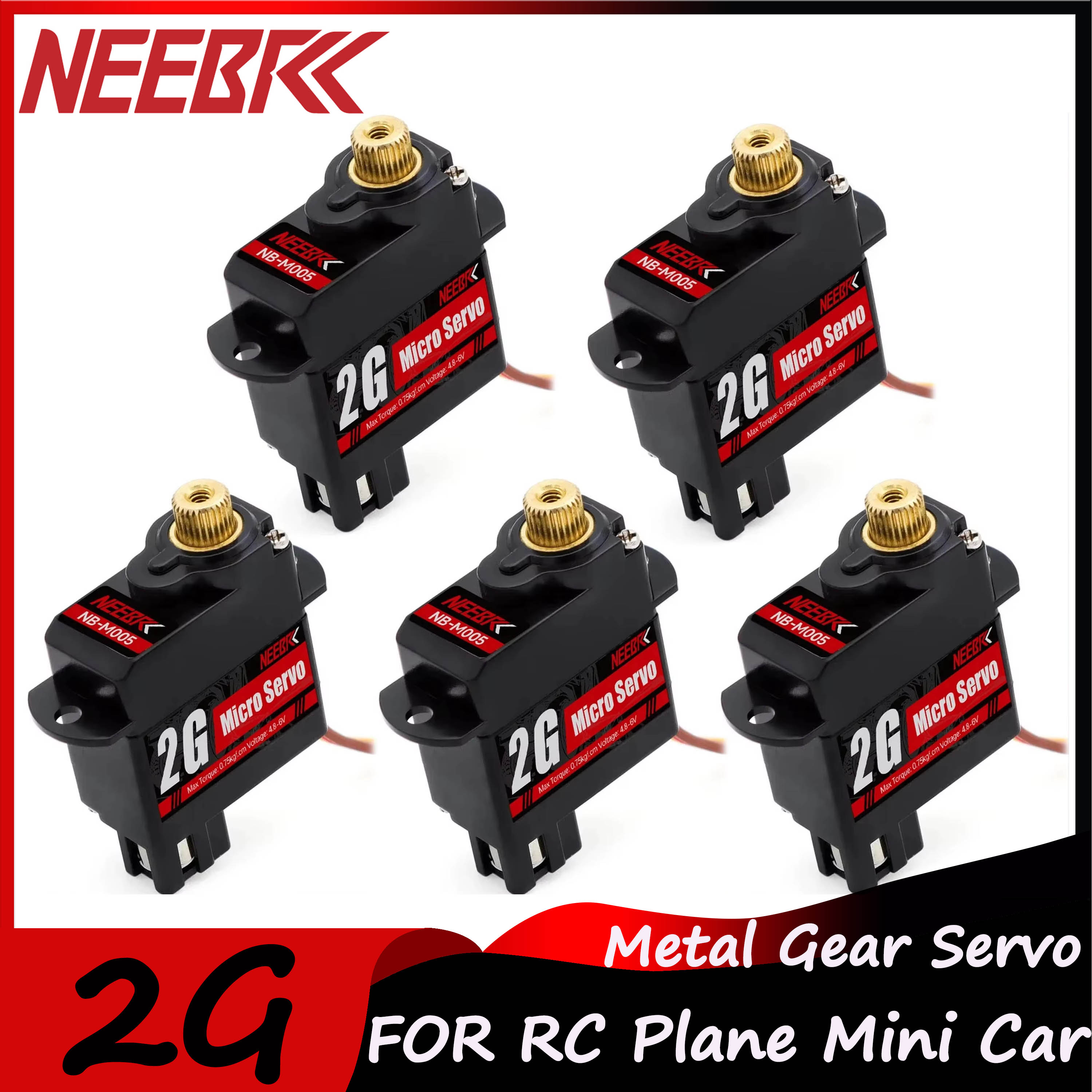 Rc Helicopter Mini - NEEBRC 2g Mini Servo Metal Gear
