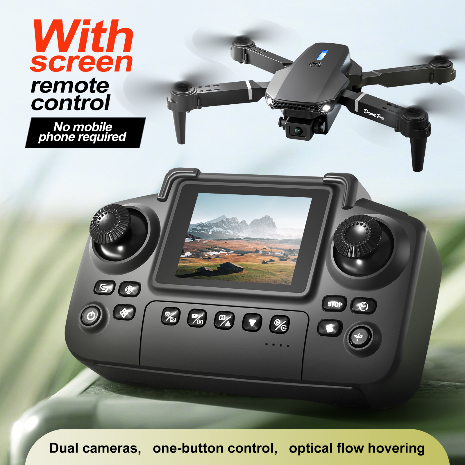 Rc Helicopter Remote Control - 2025 New E88 E99 Upgraded Drone