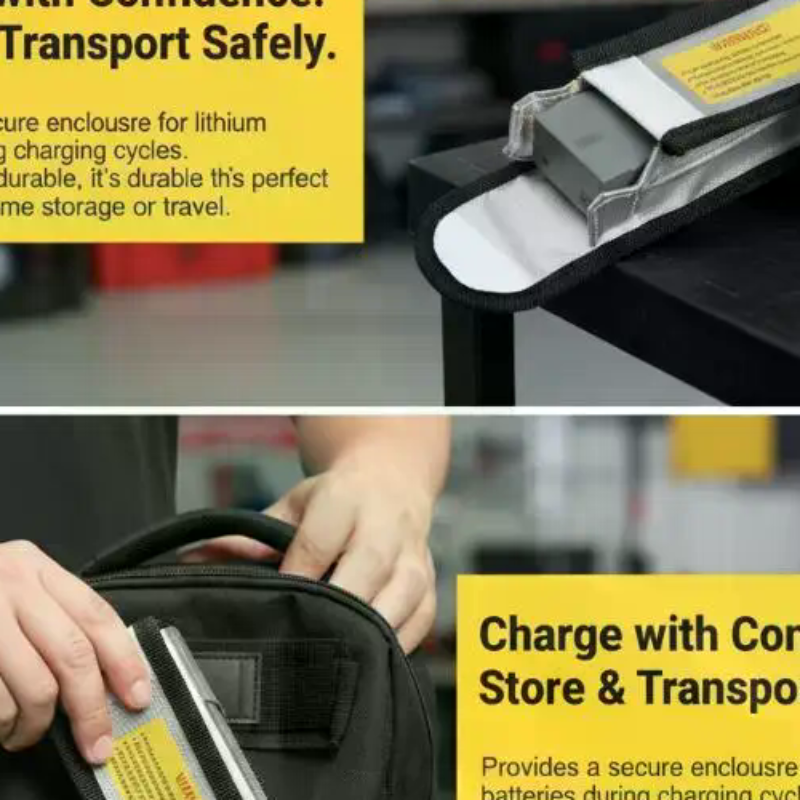 Rc Helicopter Bag - Lipo Battery Fireproof Bag Explosionproof Charging