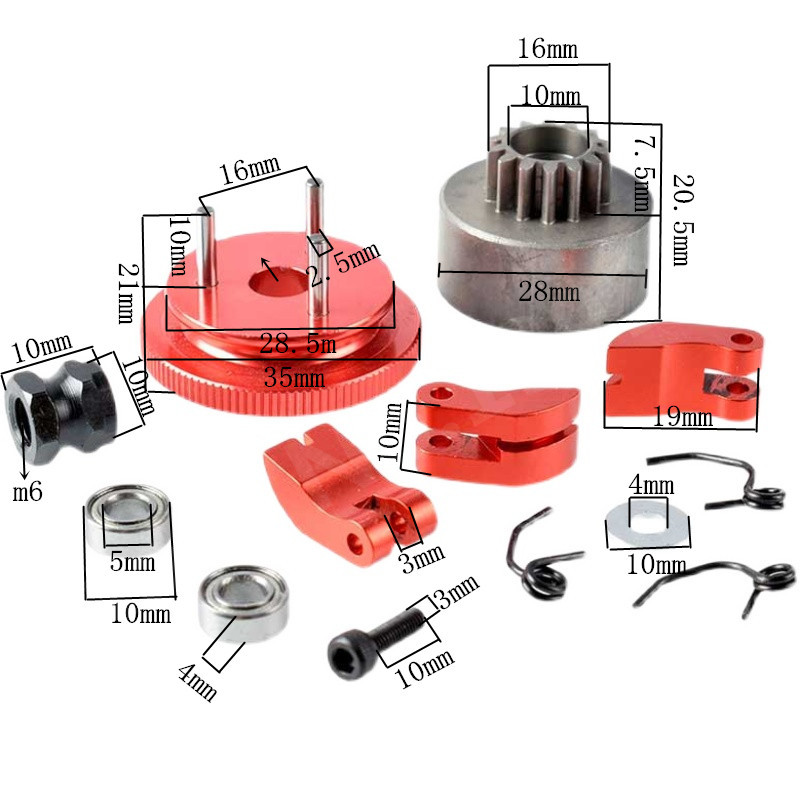 Bell Gear Flywheel+14T Clutch  - Rc Helicopter Nitro incelemesi ve fiyatı