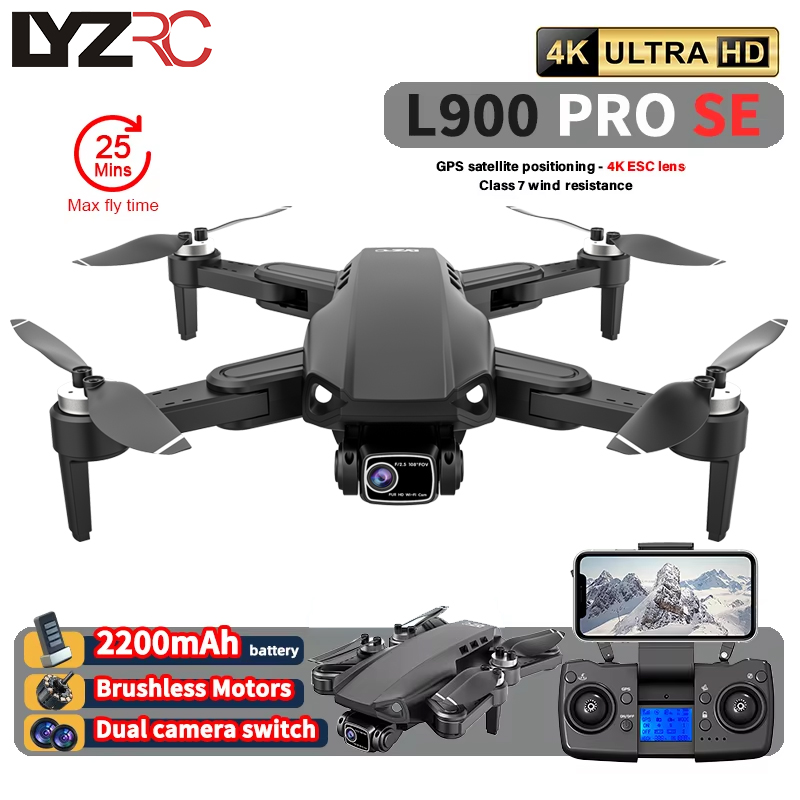 L900 Pro SE MAX GPS Drone 4K P - Rc Helicopter Electric incelemesi ve fiyatı