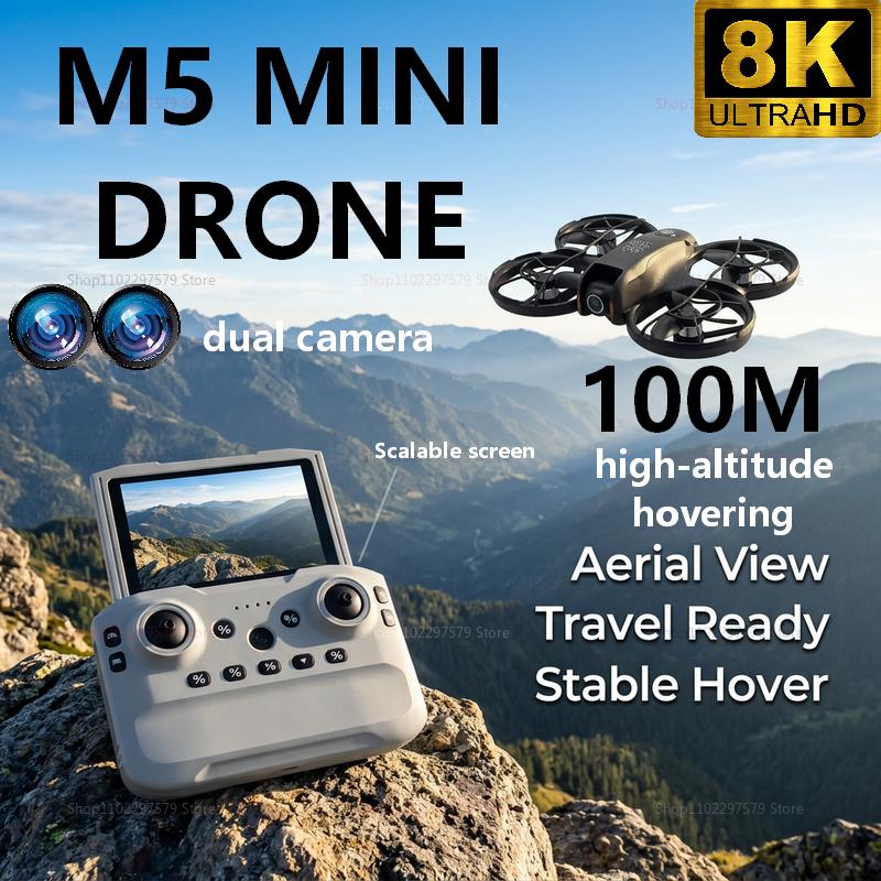 2026 New M5 Mini Drone 8K HD C - Rc Helicopter Electric incelemesi ve fiyatı