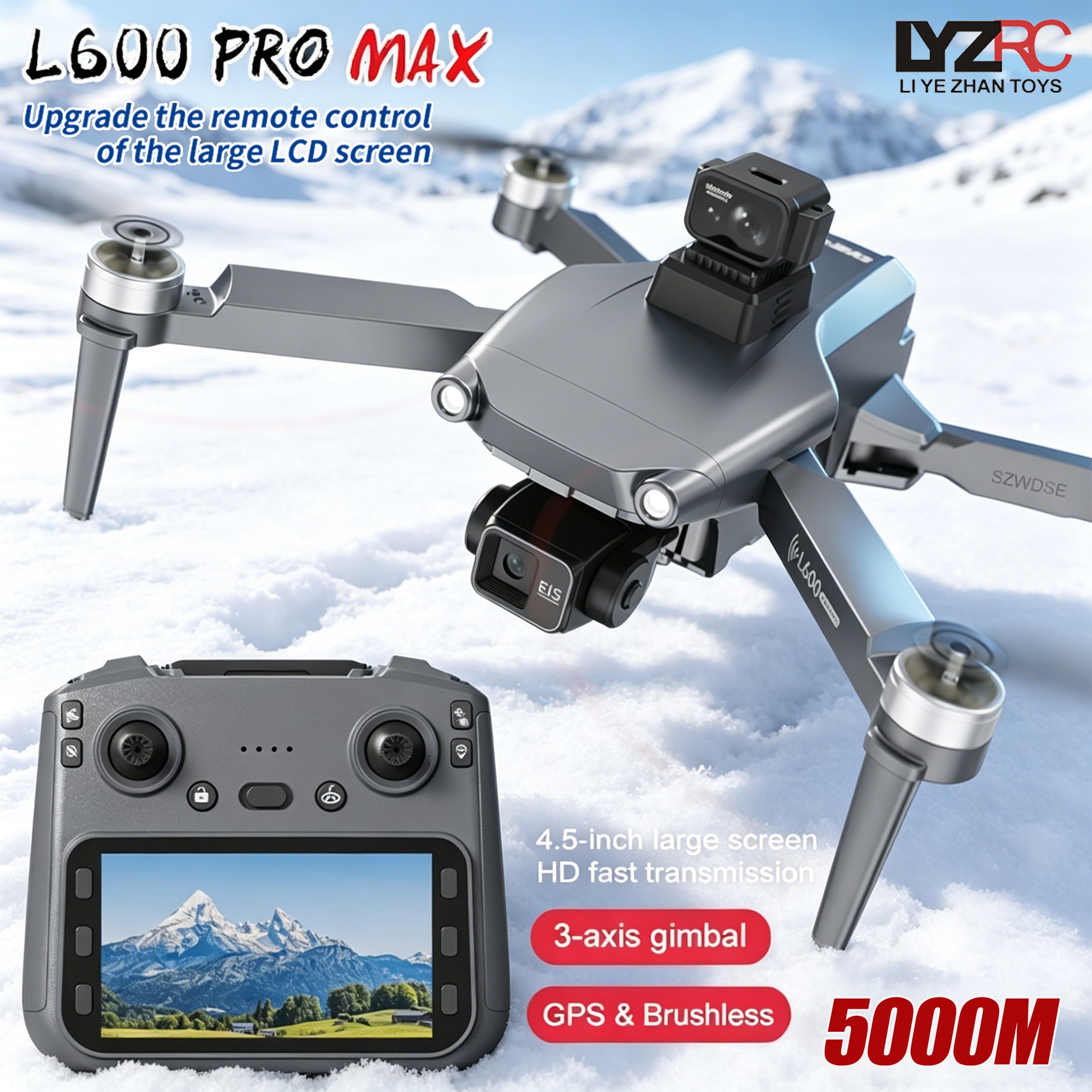 L600 MAX GPS Drone Professiona - Rc Helicopter Charger incelemesi ve fiyatı