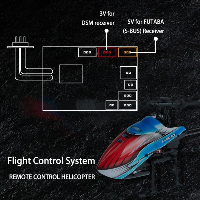 WLtoys RC Helicopters K200 K12 - Rc Helicopter Gyro incelemesi ve fiyatı