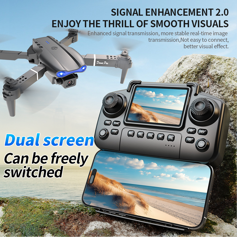 E99 PRO Drone Screen Control A - Rc Helicopter Case incelemesi ve fiyatı